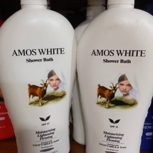 Amos White Shower Bath
