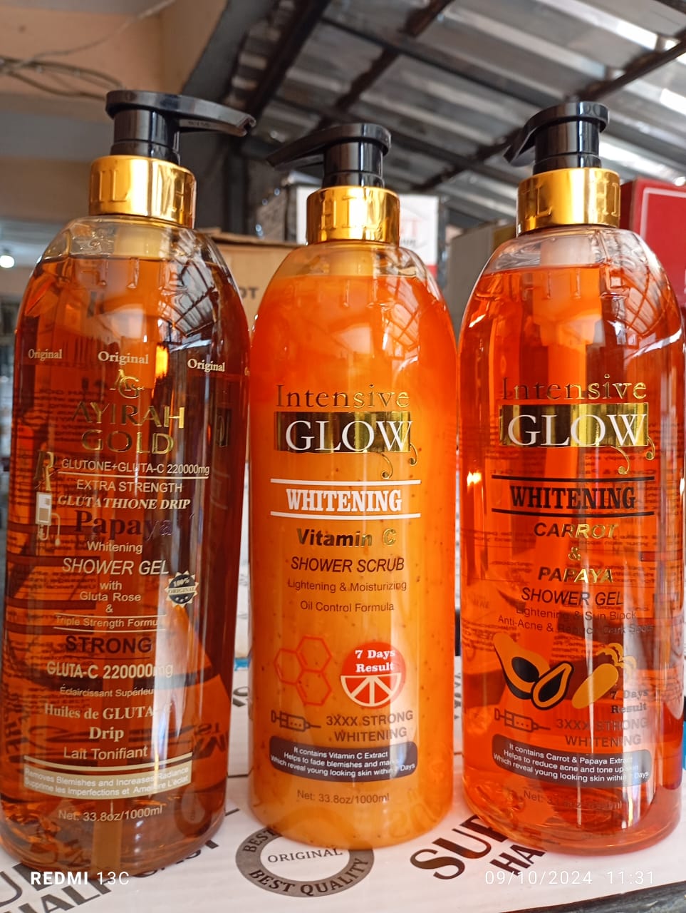 Ayirah Gold, Glutone+Gluta-c 220000mg, Papaya